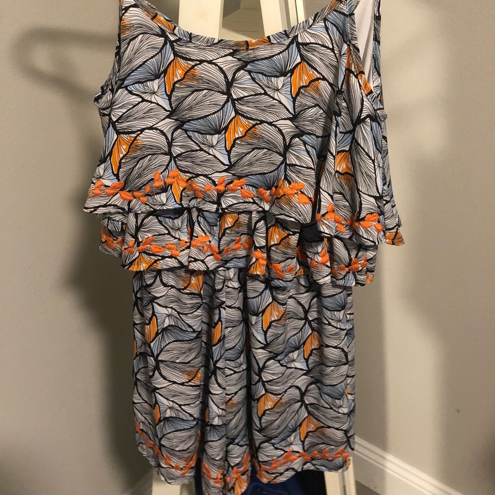 Blue & Orange Romper